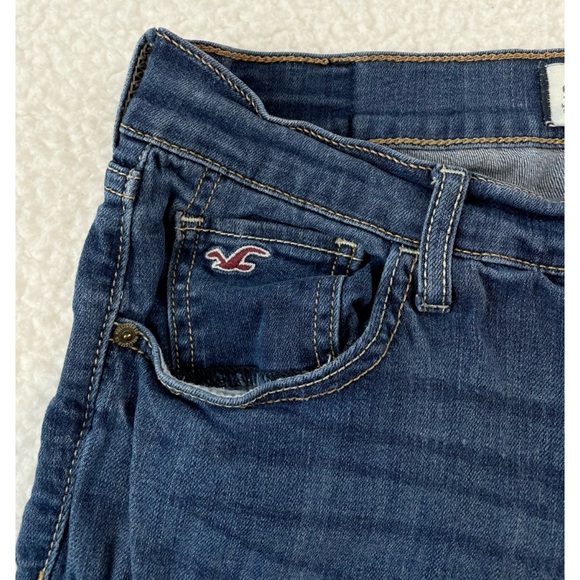 HOLLISTER • Blue Medium Wash SoCal Stretch Straight Leg Jeans, 29 - Picture 7 of 16